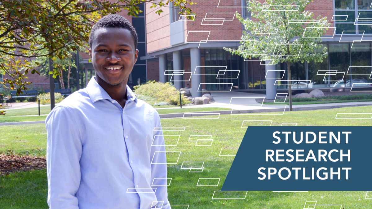 Manny Houndo - Student Research Spotlight